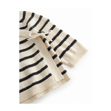 Tanea - Linen Mix Stripe - Off White Stripe