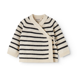 Tanea - Linen Mix Stripe - Off White Stripe