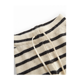 Powy - Linen Mix Stripe - Off White Stripe
