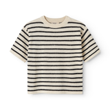 Titan SS - Linen Mix Stripe - Off White Stripe