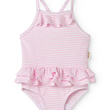 Swinnie Bathing Suit - Pink Stripe