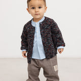 Panto | Soft Denim - Dark Brownie Stripe