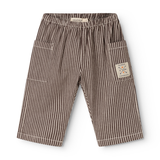Panto | Soft Denim - Dark Brownie Stripe