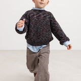 Pando | Soft Denim - Dark Brownie Stripe