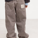 Pando | Soft Denim - Dark Brownie Stripe