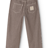 Pando | Soft Denim - Dark Brownie Stripe