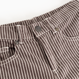 Pando | Soft Denim - Dark Brownie Stripe