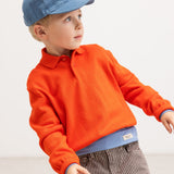 Teno Polo | Cotton Knit Plain - Grapefruit