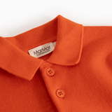 Teno Polo | Cotton Knit Plain - Grapefruit