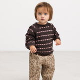 Torin B | Light Cotton Wool Pattern - Rose Frosting Hearts