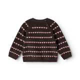 Torin B | Light Cotton Wool Pattern - Rose Frosting Hearts