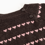 Torin B | Light Cotton Wool Pattern - Rose Frosting Hearts
