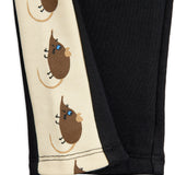 Elephant shrew panel sweatpants - Black