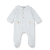 Metz jumpsuit w/feet - ciel