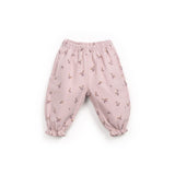 Printed twill trousers - Rose