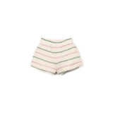 Striped jersey shorts - sculpture