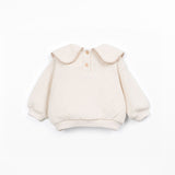 Jersey collar sweater - Sketches