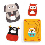 3-Lagen Puzzel - Leo & Co van Djeco | Kids Conceptstore Le Fanfare