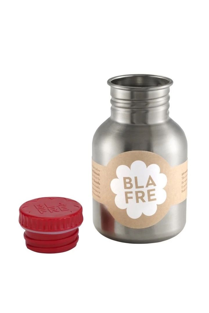 300 ml stainless steel bottle - red van Blafre | Kids Conceptstore Le Fanfare