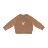 Sibbe Merino Wool Sweater - Fluffy Bunny - Hazelnut