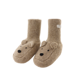 Maicer Merino Wool Booties | Bear - Milk Chocolate Melange