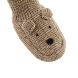 Maicer Merino Wool Booties | Bear - Milk Chocolate Melange