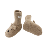 Maicer Merino Wool Booties | Bear - Milk Chocolate Melange