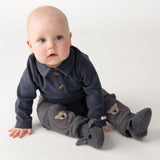 Maicer Merino Wool Booties | Koala - Cloudy Grey Melange