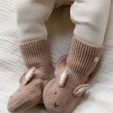Maicer Merino Wool Booties | Fluffy Bunny - Hazelnut