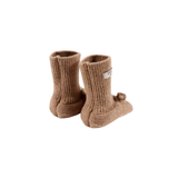 Maicer Merino Wool Booties | Fluffy Bunny - Hazelnut