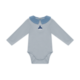 Bram Bodysuit | Polar Bear - Foggy Blue