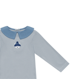 Bram Bodysuit | Polar Bear - Foggy Blue