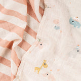 Burp cloth 2-pack | Celebration - Powder