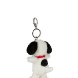 Lucky Snoopy Fuzzy Keychain Cream