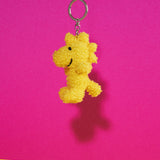 Woodstock ECO Tiny Teddy Keychain Yellow