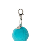 Smiley Keychain ECO Fuzzy - Teal