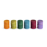 36 Coins (6 Complementary colours) van Grapat | Kids Conceptstore Le Fanfare