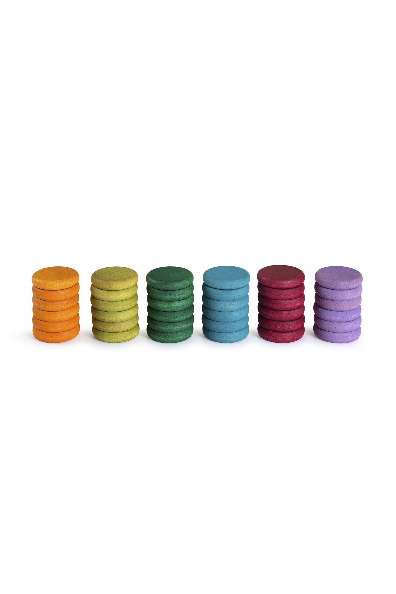 36 Coins (6 Complementary colours) van Grapat | Kids Conceptstore Le Fanfare