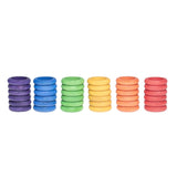 36 Rings (6 Complementary colours) van Grapat | Kids Conceptstore Le Fanfare