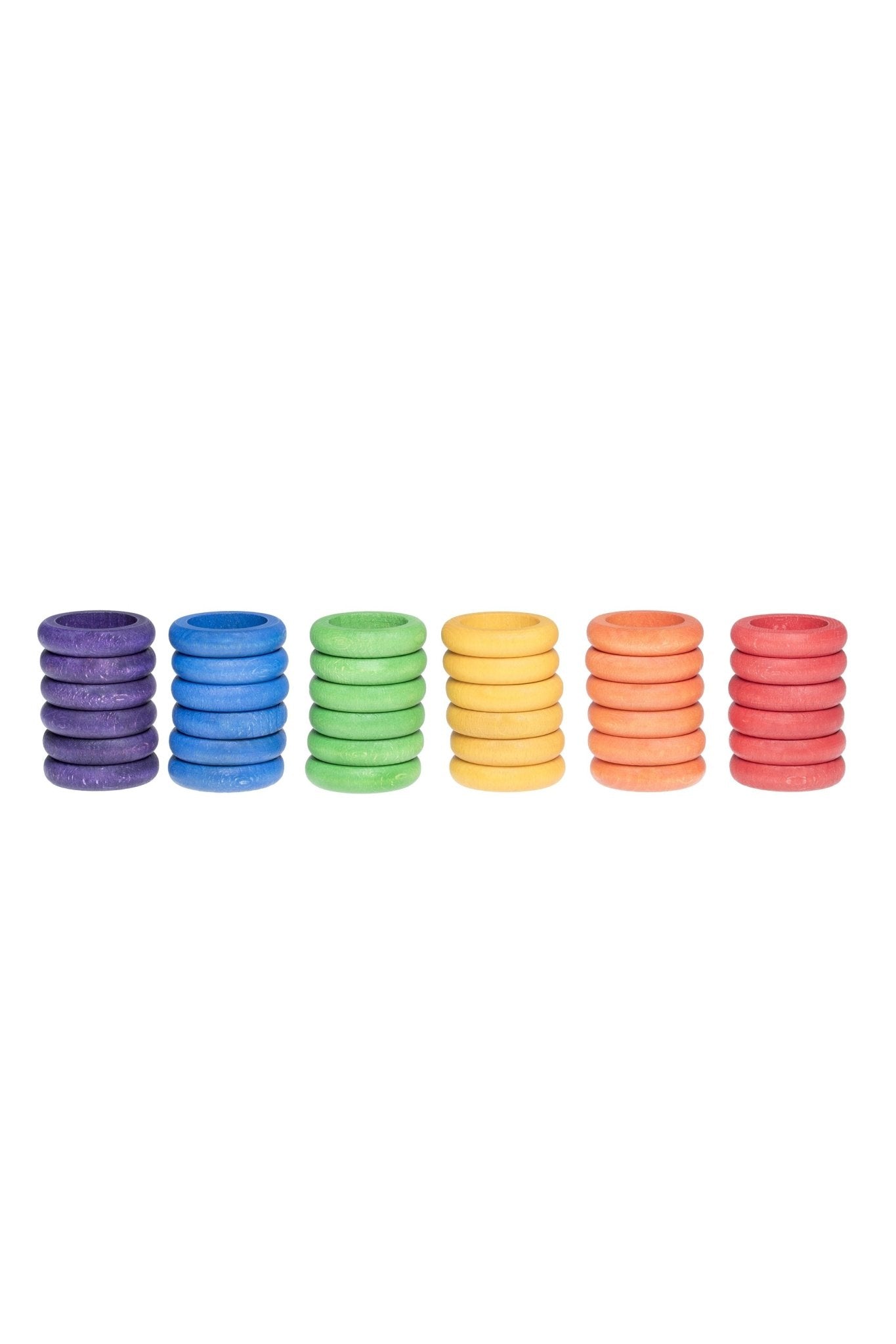 36 Rings (6 Complementary colours) van Grapat | Kids Conceptstore Le Fanfare