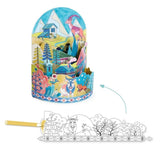 3D colouring - On top… of the world van Djeco | Kids Conceptstore Le Fanfare