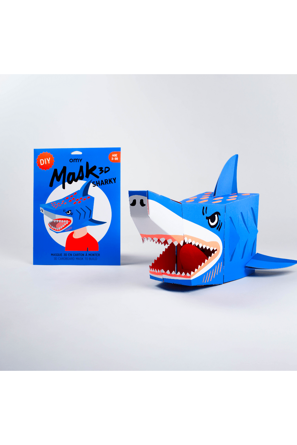 3D MASK - SHARKY van OMY | Kids Conceptstore Le Fanfare