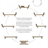 Eli conversion kit bed ends x2 - light oil