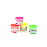 4 potjes fluorescerende vingerverf - Les Schmouks van Moulin Roty | Kids Conceptstore Le Fanfare