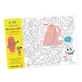40 in te kleuren placemats - Les Schmouks van Moulin Roty | Kids Conceptstore Le Fanfare