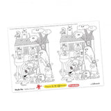 40 in te kleuren placemats - Les Schmouks van Moulin Roty | Kids Conceptstore Le Fanfare