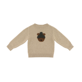 Denn Merino Wool Sweater - Bear - Biscotti Melange