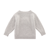 Denn Merino Wool Sweater - Lammy - Soft Grey Melange