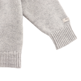 Denn Merino Wool Sweater - Lammy - Soft Grey Melange