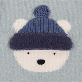 Denn Merino Wool Sweater | Polar Bear - Cloud Blue Melange